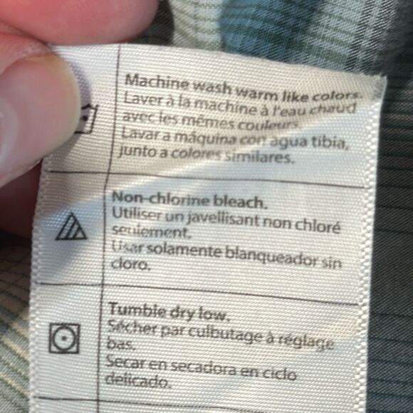 Carhartt Men's Relaxed Fit Shirt Size 2XL Plaid Short Sleeve Button Up 104174BLS - Picture 7 of 7